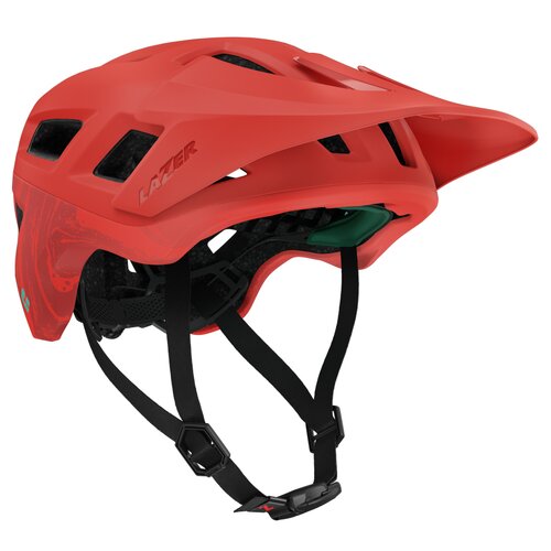 Kask rowerowy LAZER Coyote KinetiCore Czerwony mat MTB (rozmiar S)