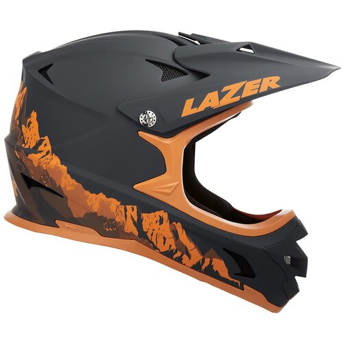 Kask rowerowy LAZER Phoenix+ Kobaltowo-pomarańczowy mat MTB (rozmiar L)