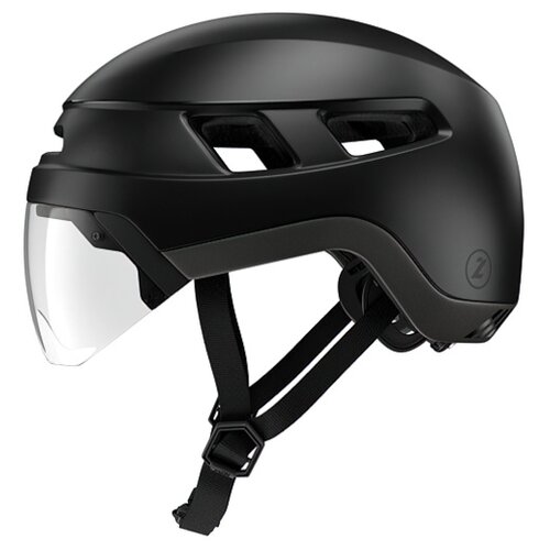Kask rowerowy LAZER Urbanize NTA Czarny mat Miejski z lampką (rozmiar M)