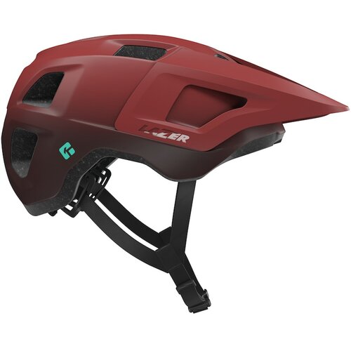 Kask rowerowy LAZER Finch KinetiCore Bordowo-czarny mat MTB (rozmiar uniwersalny)