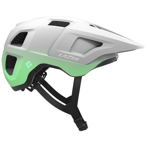 Kask rowerowy LAZER Finch KinetiCore Biało-miętowy mat MTB (rozmiar uniwersalny)