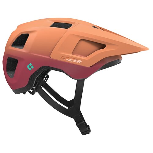 Kask rowerowy LAZER Finch KinetiCore Pomarańczowy mat MTB (rozmiar uniwersalny)