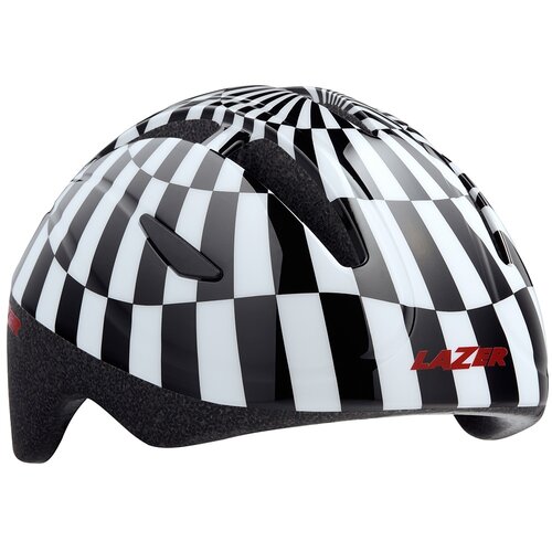 Kask rowerowy LAZER Bob+ Biało-czarny dla Dzieci (rozmiar XS)