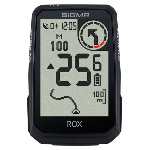 Licznik rowerowy SIGMA Rox 4.0 Endurance Czarny Podświetlany