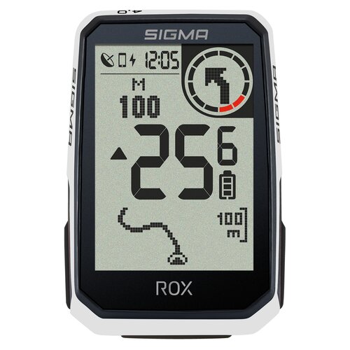 Licznik rowerowy SIGMA Rox 4.0 Endurance Biały Podświetlany