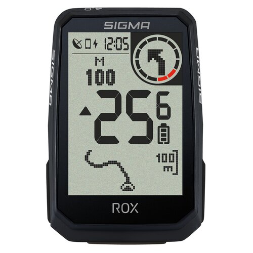 Licznik rowerowy SIGMA Rox 4.0 Endurance Sensor Set Czarny Podświetlany