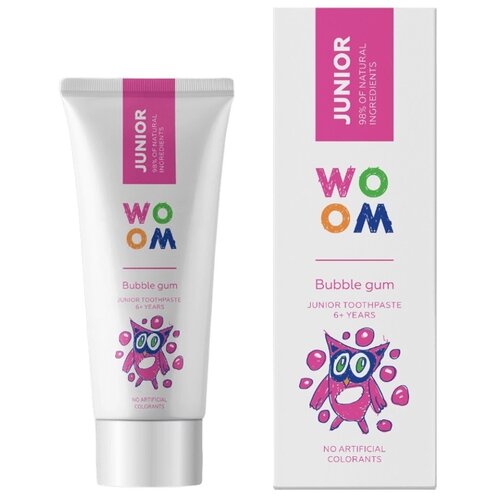 Pasta do zębów WOOM Guma Balonowa 50 ml