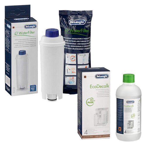 Odkamieniacz do ekspresu DELONGHI EcoDecalk (3018) 500 ml + Filtr do ekspresu DELONGHI DLS C002