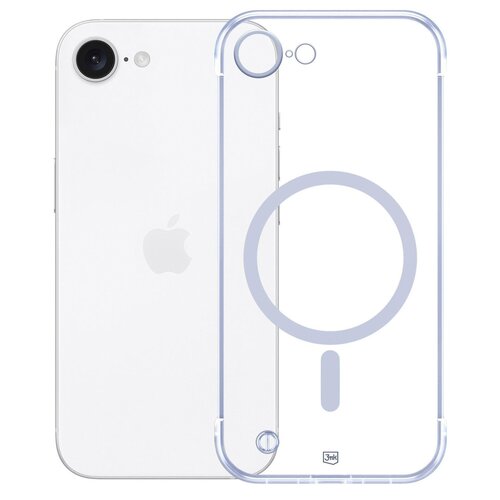 Etui 3MK Just20g MagCase do Apple iPhone 16e Transparentny