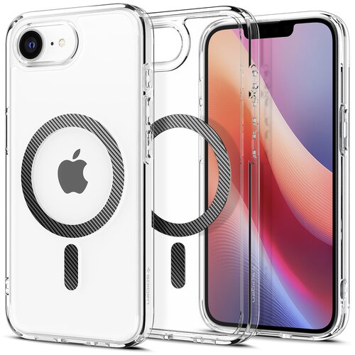 Etui SPIGEN Ultra Hybrid Mag MagSafe do Apple iPhone 16e Carbon Fiber