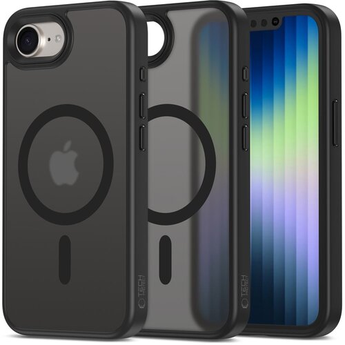 Etui TECH-PROTECT MagMat MagSafe do Apple iPhone 16e Czarny mat