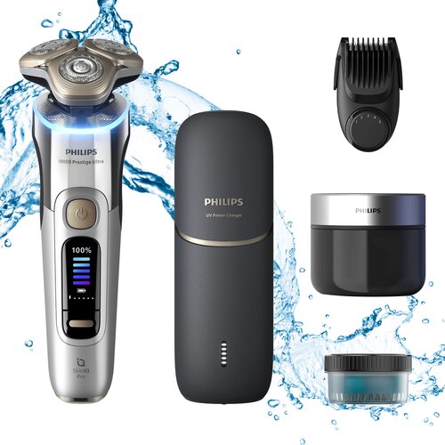Golarka PHILIPS Seria i9000 Prestige Ultra SkinIQ Pro XP9404/46 Na mokro i sucho