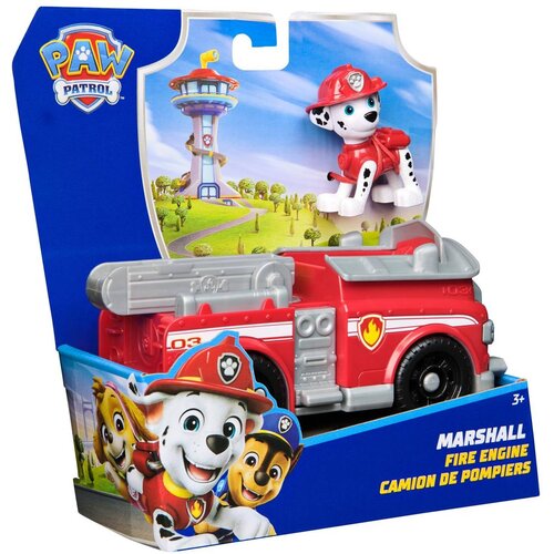 Pojazd SPIN MASTER Psi Patrol: Pojazd podstawowy Marshall + figurka 6071209