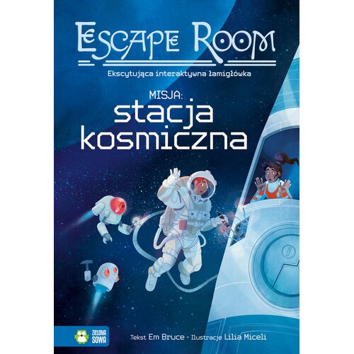 Książka Escape Room Misja stacja kosmiczna Em Bruce (miękka okładka)