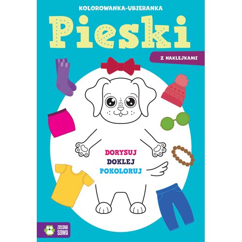 Kolorowanka Ubieranka Pieski (miękka okładka)