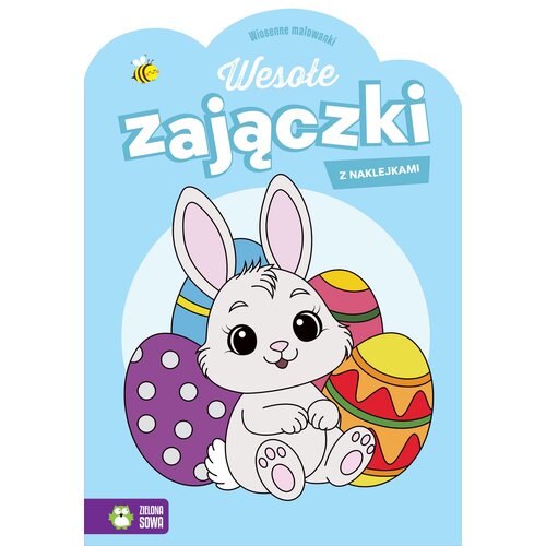 Kolorowanka Wiosenne malowanki Wesołe zajączki (miękka okładka)