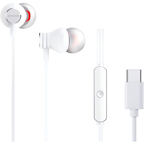 Słuchawki dokanałowe AIWA ESTM-50USB-C WT Biały