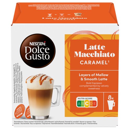 Kapsułki NESCAFE Latte Macchiato Caramel do ekspresu Nescafe Dolce Gusto