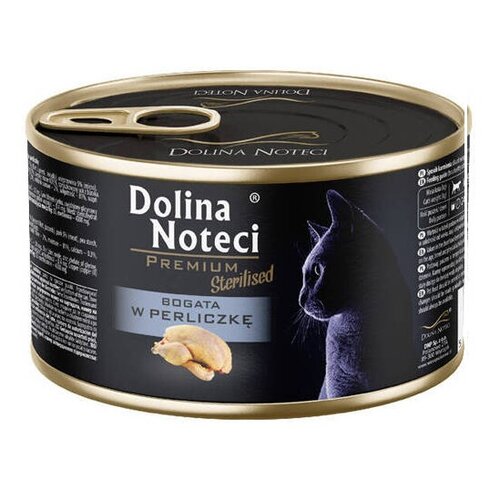 Karma dla kota DOLINA NOTECI Premium Sterilised Bogata w Perliczkę 185 g