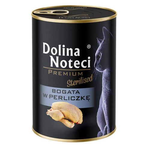 Karma dla kota DOLINA NOTECI Premium Sterilised Bogata w Perliczkę 400 g
