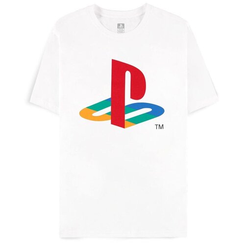 Koszulka DIFUZED PlayStation Logo Biały (rozmiar L)