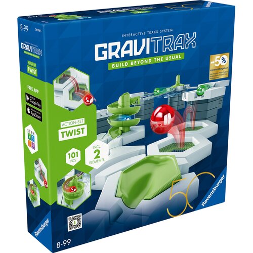 Gra logiczna RAVENSBURGER Gravitrax Zestaw startowy Twist 24576