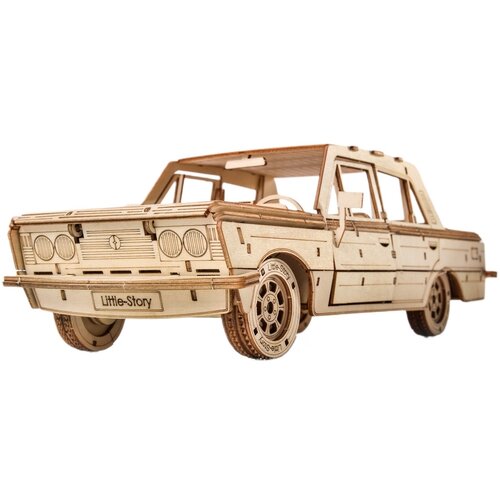 Zabawka drewniana LITTLE STORY FSO 3D Fiat 125p (237 elementów)