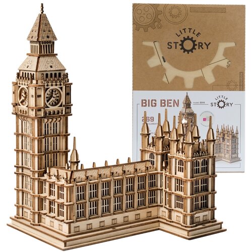 Zabawka drewniana LITTLE STORY 3D Big Ben (269 elementów)