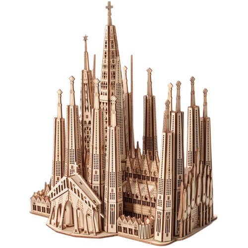 Zabawka drewniana LITTLE STORY 3D Sagrada familia (601 elementów)