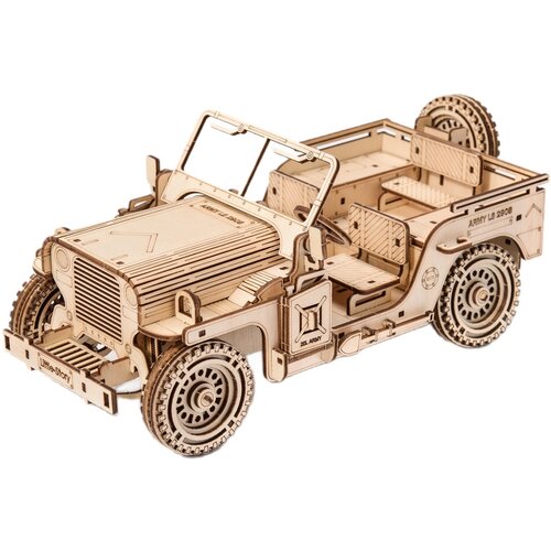 Zabawka drewniana LITTLE STORY Jeep E014 (199 elementów)
