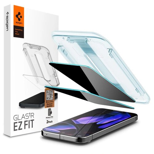 Szkło prywatyzujące SPIGEN Glas.TR EZ Fit do Google Pixel 9 Pro XL (2 szt.)