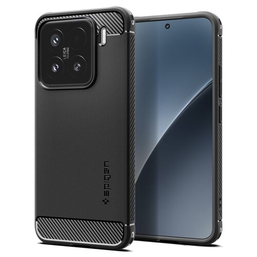 Etui SPIGEN Rugged Armor do Xiaomi 15 Czarny Mat
