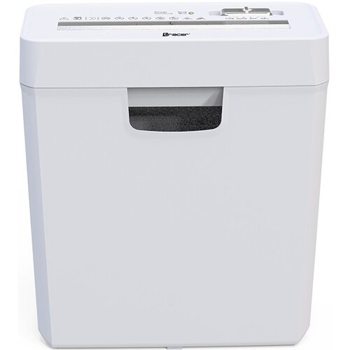 Niszczarka TRACER Razor 3 10 L, P-2, Paski, Automatyczny Start/Stop, Funkcja cofania Biały