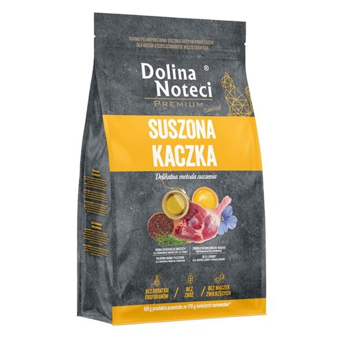 Karma dla kota suszona DOLINA NOTECI Premium Sterilised Kaczka 2 kg