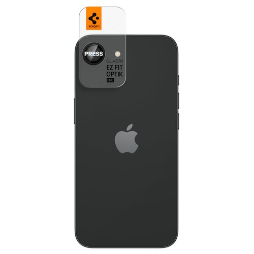 Nakładka na obiektyw SPIGEN Optik Pro Glas.Tr Ez Fit do Apple iPhone 16e Czarny