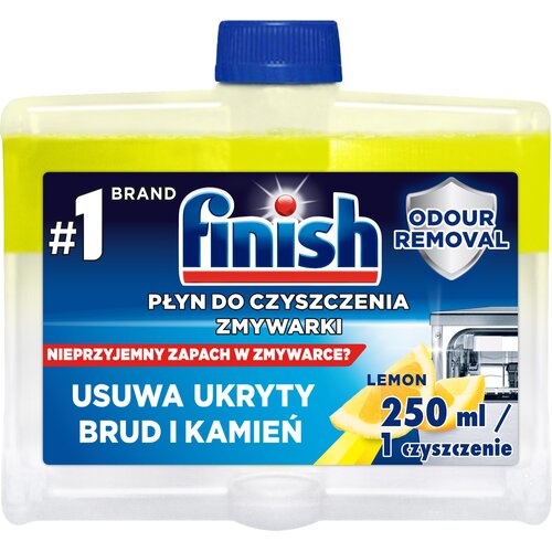Płyn do czyszczenia zmywarek FINISH Lemon 250 ml