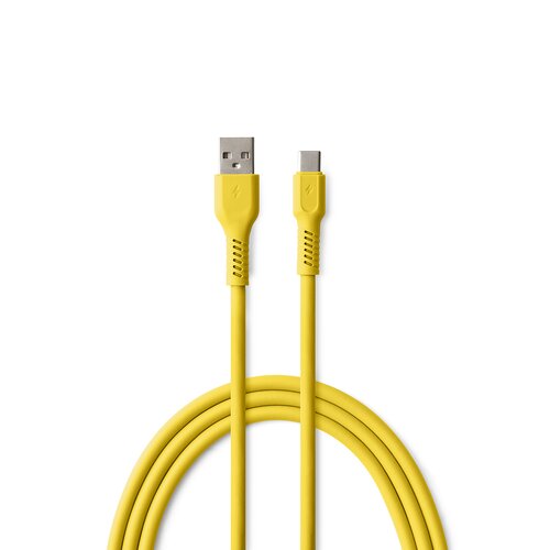Kabel USB-A - USB-C COLORUM CK60-AC-05 1.8 m Żółty