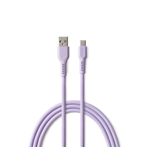 Kabel USB-A - USB-C COLORUM CK60-AC-09 1.8 m Lawendowy