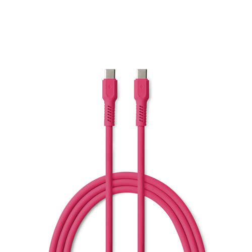 Kabel USB-C - USB-C COLORUM CK60-CC-02 1.8 m Różowy