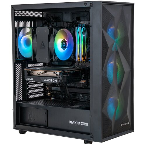 Komputer MAD DOG DIAXID605-I09DR16 i5-12400F 16GB RAM 1TB SSD Radeon RX7600 Wi-Fi