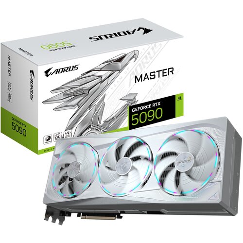Karta graficzna GIGABYTE Aorus GeForce RTX 5090 Master Ice 32GB DLSS 4