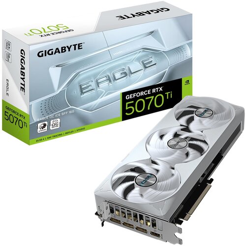 Karta graficzna GIGABYTE GeForce RTX 5070 Ti EAGLE ICE SFF OC 16GB DLSS 4