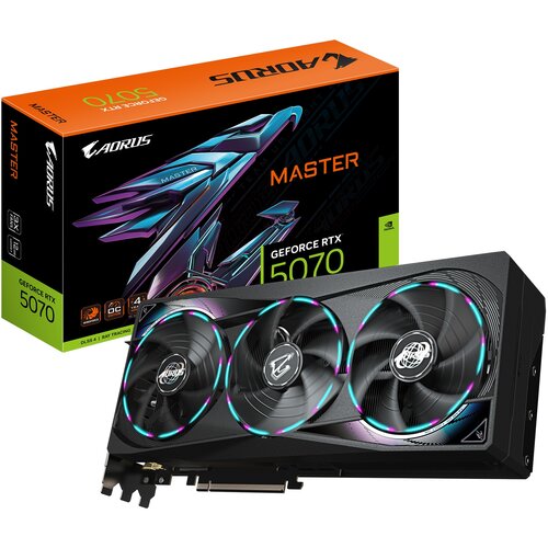 Karta graficzna GIGABYTE Aorus GeForce RTX 5070 Master 12GB DLSS 4