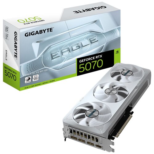 Karta graficzna GIGABYTE GeForce RTX 5070 Eagle OC Ice SFF 12GB DLSS 4