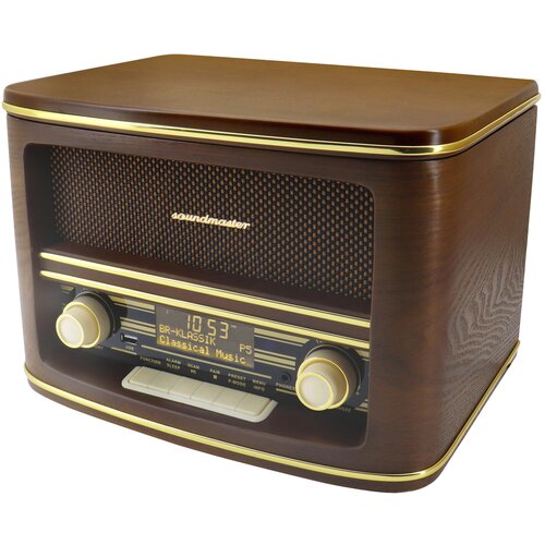 Radioodtwarzacz SOUNDMASTER NR961 Drewno