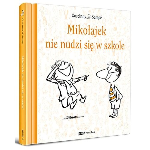 Książka Mikołajek nie nudzi się w szkole René Goscinny Jean-Jacques Sempé (twarda okładka)
