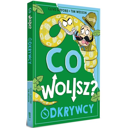 Książka Co wolisz? Odkrywcy Clive Gifford (miękka okładka)