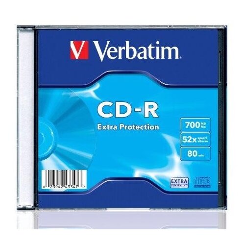 Płyta VERBATIM CD-R, 700 MB, 52x