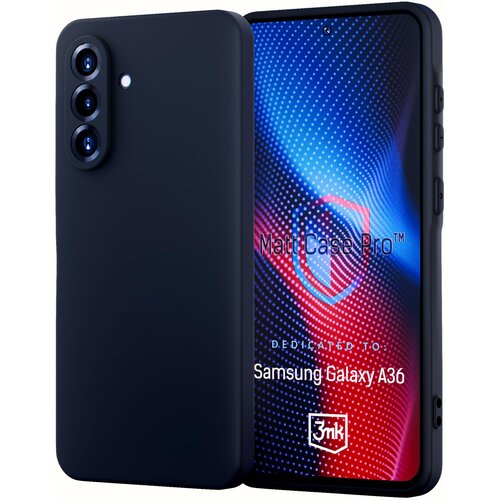 Etui 3MK Matt Case Pro do Samsung Galaxy A36 5G Czarny