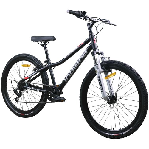 Rower młodzieżowy INDIANA Falcon XC 26 cali Czarno-srebrny